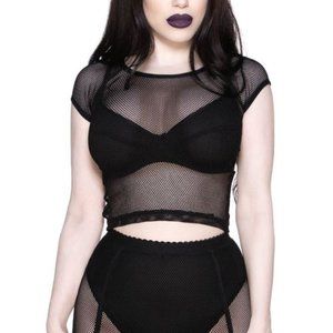 Killstar Wildchild Fishnet Top